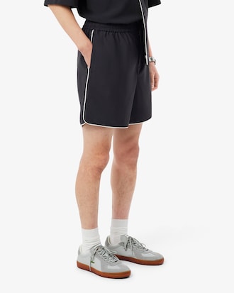 Relaxed Fit-Shorts aus Wollgemisch