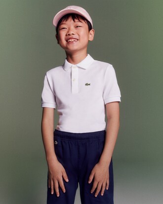 Polohemd aus Petit Piqué