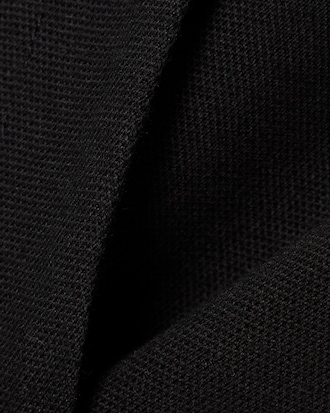 Slim Fit-Wickelkleid mit Polokragen