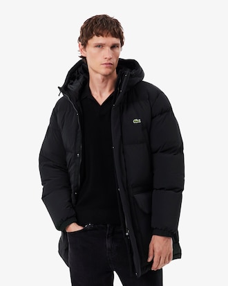 Mittellange, wasserabweisende Daunenjacke