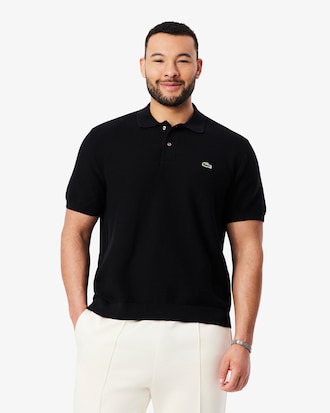 Classic Fit-Polohemd aus Strick