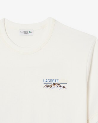 T-Shirt aus Jersey mit mehreren Prints