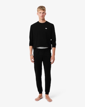 Pyjama-Set mit silbernem Bund
