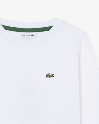 T-Shirt aus Baumwolle mit langen Ärmeln