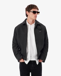 Dick gepolsterte Jacke aus Wolle
