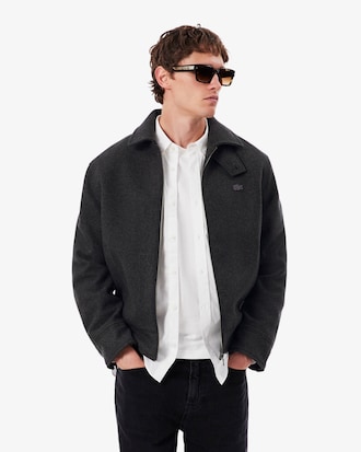 Dick gepolsterte Jacke aus Wolle