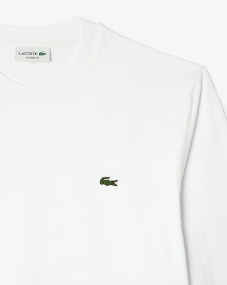 T-Shirt aus Baumwolle mit langen Ärmeln