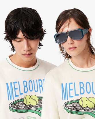 Runway T-Shirt mit Tennis-Druck