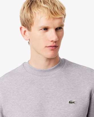 Sweatshirt aus Fleece mit Rundhalsausschnitt