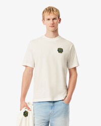 T-Shirt aus Baumwolle mit Badge