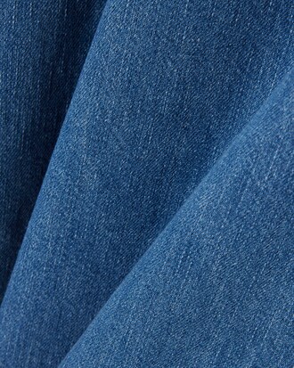 Oversized-Polokleid aus Denim