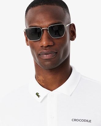 Regular Fit-Polohemd L.12.12 mit Marke