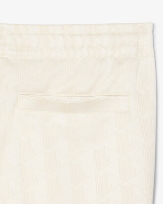 Regular Fit-Shorts aus Jacquard mit Monogramm