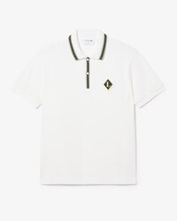 Franz&ouml;sisches Classic Fit-Polohemd mit Badge-Akzent
