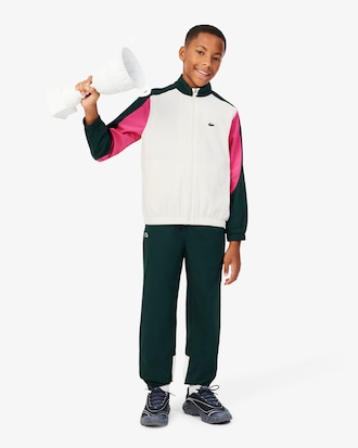 Sport-Trainingsanzug mit Colorblock-Design