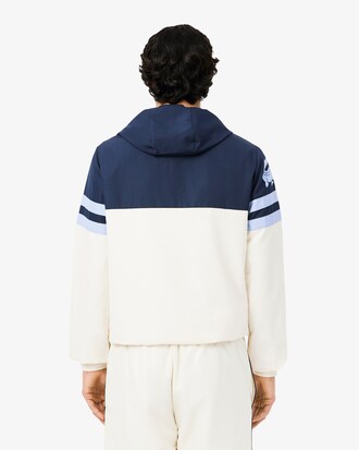 Wasserabweisende Tennisjacke mit Kapuze