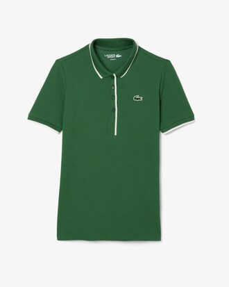 Tennis-Polohemd mit temperaturregulierender Technologie, Regular Fit