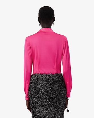 Slim Fit-Hemd Runway aus Satin