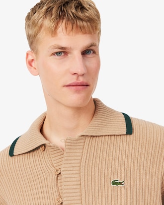 Pullover Archive Edition mit gestreiftem Polokragen