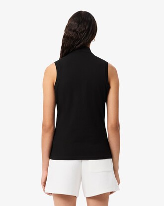 Ärmelloses, dehnbares Slim Fit-Polohemd L.12.D