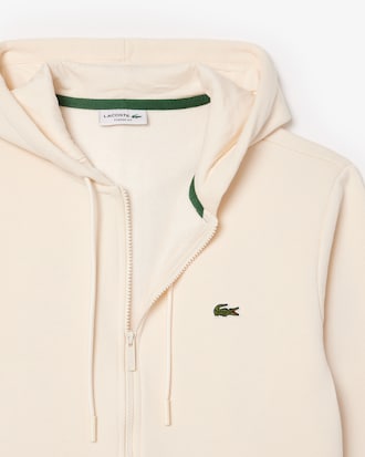 Hoodie aus Fleece mit Rei&szlig;verschluss