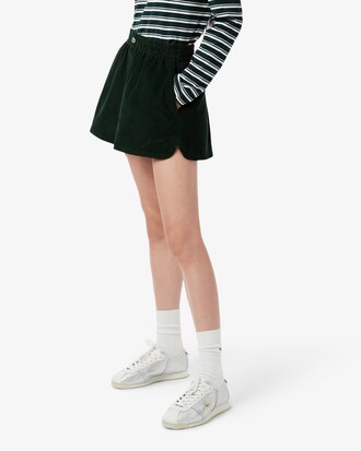 Weite Shorts aus Cord