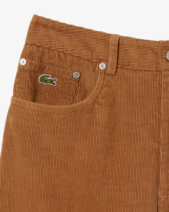 Weite Hose aus Cord