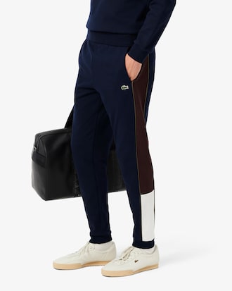 Trainingshose aus Fleece mit zulaufenden Beinen