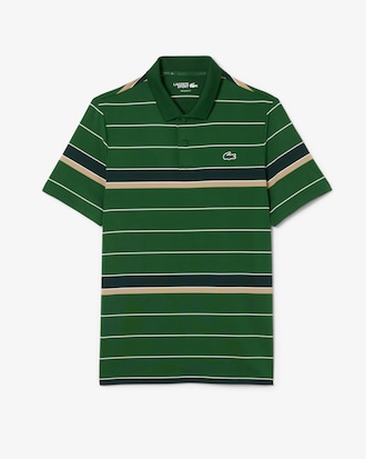 Gestreiftes Stretch-Golf-Polohemd mit Ultra-Dry-Technologie