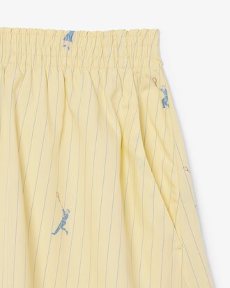 Boxershorts aus Jacquard und Baumwollpopeline   