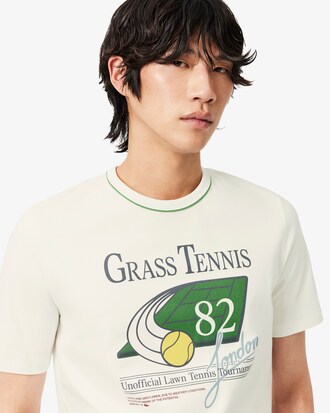 Runway T-Shirt mit Tennis-Druck