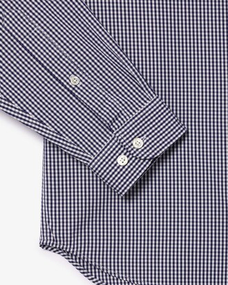 Kariertes Regular Fit-Hemd aus Baumwolle