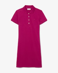 Slim Fit-Polokleid aus dehnbarem Mini Piqu&eacute;
