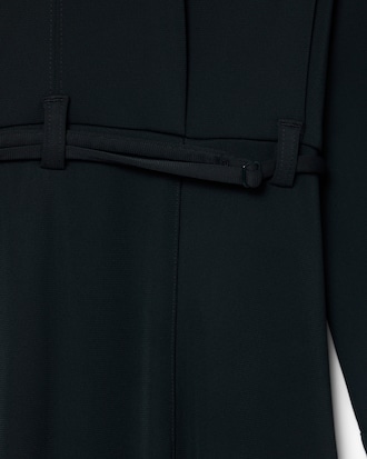 Maxi-Polokleid mit Faltenrock