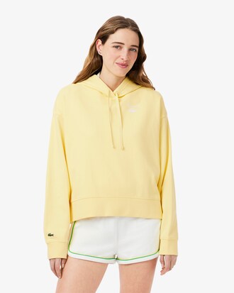 Hoodie aus Fleece mit Logo