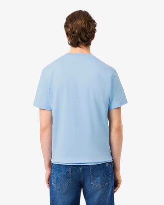 T-Shirt aus schwerem Jersey mit Krokodil und Landschaft