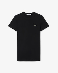 Slim Fit-T-Shirt aus gerippter Baumwolle