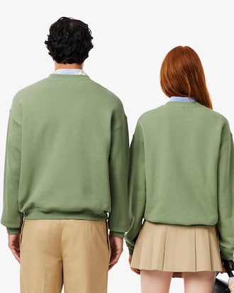 Loose Fit-Sweatshirt aus schwerem Fleece