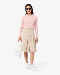 Slim Fit-Polohemd L.12.D aus dehnbarem Mini Piqu&eacute;