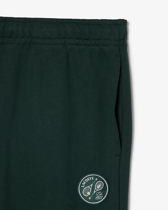 Trainingshose aus Baumwolle mit Tennis-Badge
