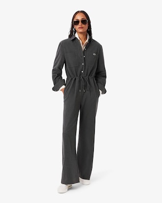 Overall aus Flanell mit langen Ärmeln