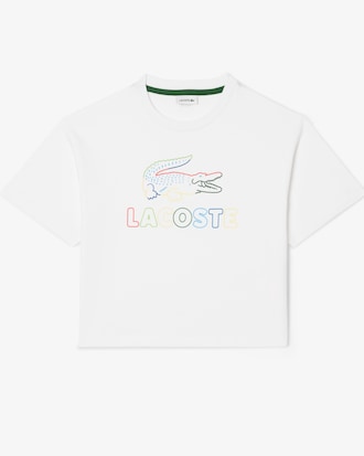 Oversized T-Shirt aus Baumwolle mit Print   