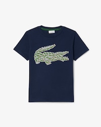 T-Shirt aus Baumwolle mit Krokodil-Print