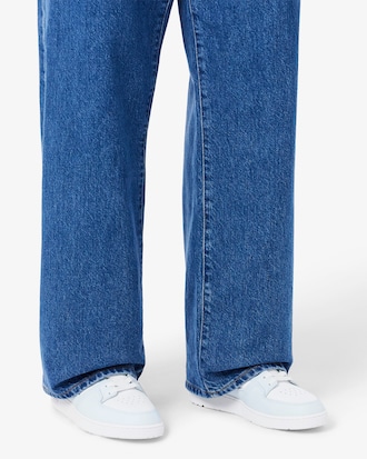 Damen-Sneakers Court Cage aus Leder