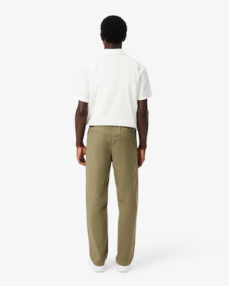 Regular Fit-Chinohose aus Baumwoll-Twill