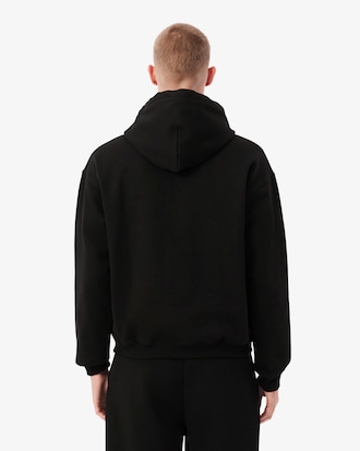 Sweatshirt aus Fleece mit Strass-Krokodil