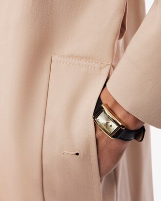 Uhr Croisette mit Lederarmband