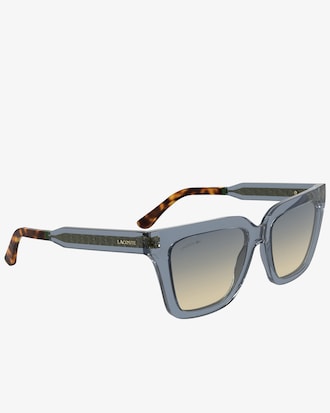 Rechteckige Brille mit Monogramm