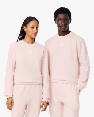 Sweatshirt aus Fleece mit Print