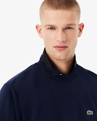 Sweatshirt aus Fleece mit Rundhalsausschnitt